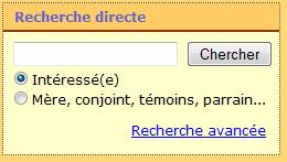 actes recherche directe